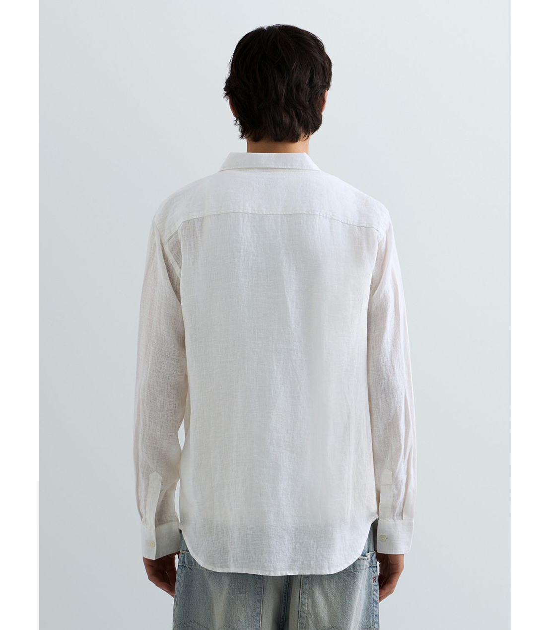 ガーメントダイリネンシャツ 詳細画像 ホワイト 3